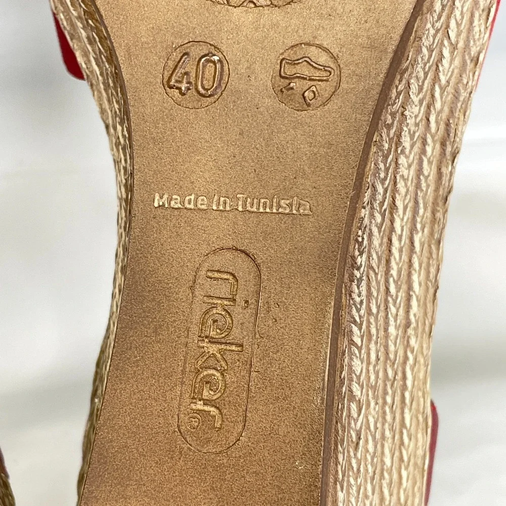 Rieker wedge sandals
